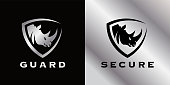 Secure shield Rhino icon