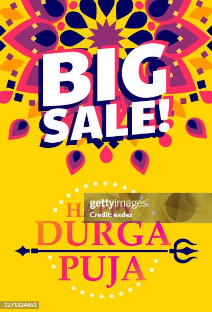 durga puja - art product stock illustrations