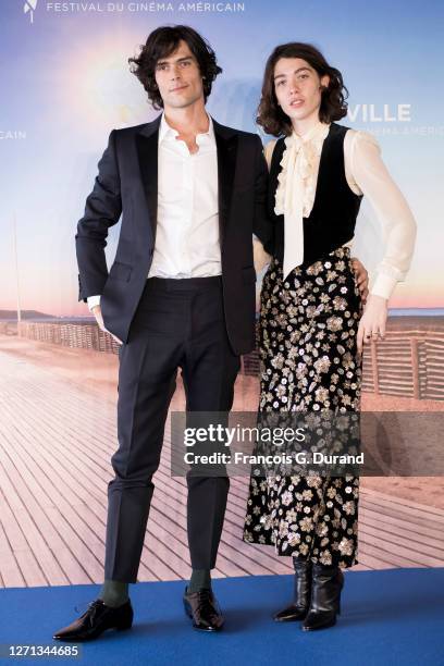 Grear Patterson and Steffy Argelich attend "Giants Being Lonely" photocall at the 46th Deauville American Film Festival on September 08, 2020 in...