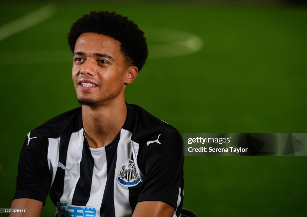 Newcastle United Unveil New Signing Jamal Lewis