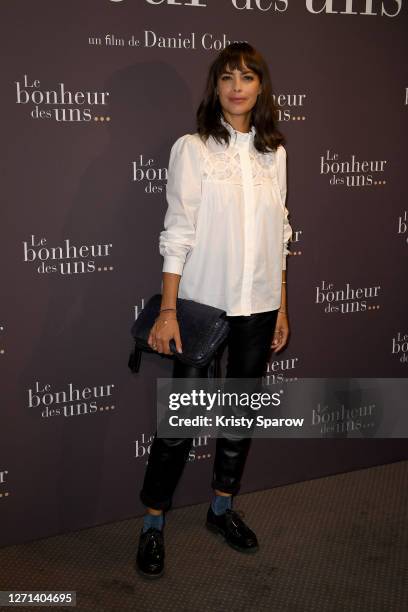 Actress of the movie Berenice Bejo attends the "Le Bonheur Des Uns" Premiere at Pathe Opera on September 08, 2020 in Paris, France.