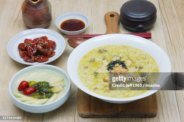 Abalone Rice Korean Porridge Photos and Premium High Res Pictures - Getty Images