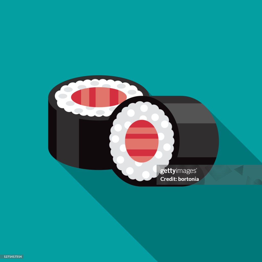 Tekkamaki Tuna Sushi Icon