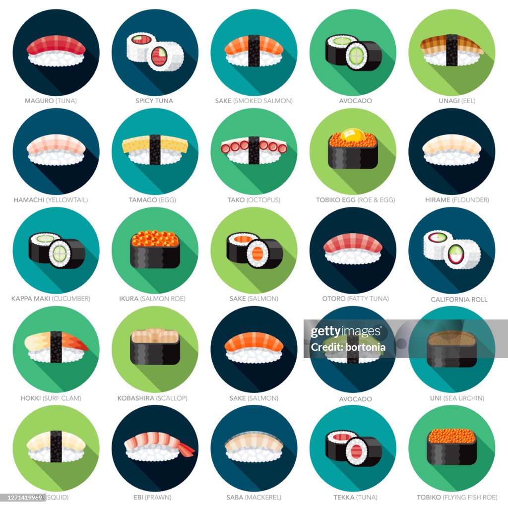 Sushi Icon Set