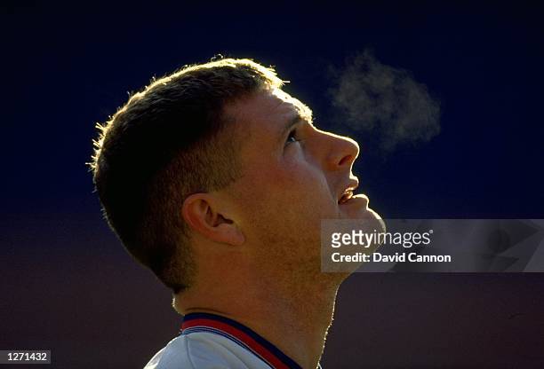 Profile of Paul Gascoigne of Tottenham Hotspur and England. \ Mandatory Credit: David Cannon/Allsport