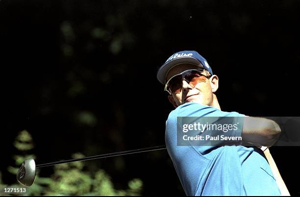 Stephen Lean Stephen Leaney of Australia in action during the TNT Dutch Open at ...