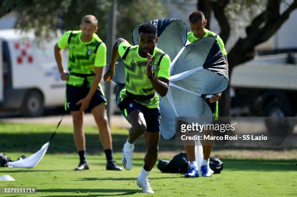 Djavan Anderson of SS Lazio during the SS Lazio training session at the Fornello Center on September 09, 2020 in Rome, Italy.