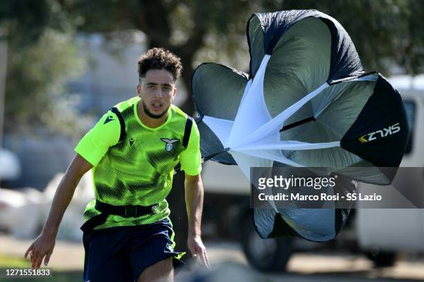 Sofian Kiyian of SS Lazio during the SS Lazio training session at the Fornello Center on September 09, 2020 in Rome, Italy.