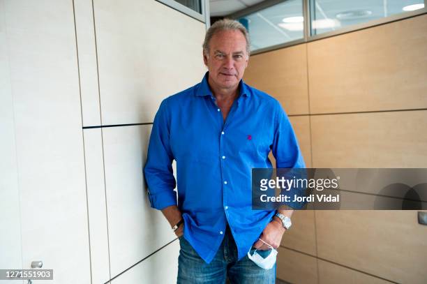 Spanish television show host, singer and actor Bertin Osborne poses for a portrait on September 9, 2020 in Sabadell, Spain.