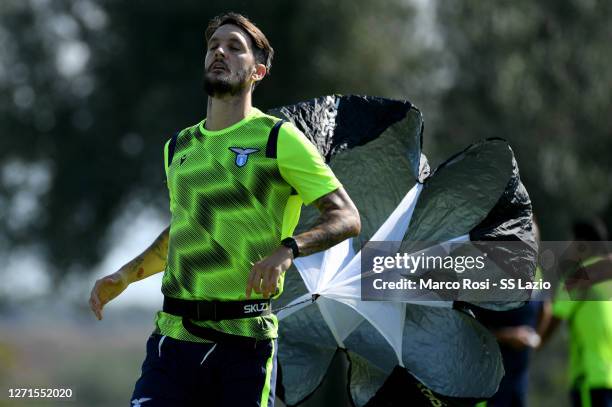 Luis Alberto of SS Lazio during the SS Lazio training session at the Fornello Center on September 09, 2020 in Rome, Italy.