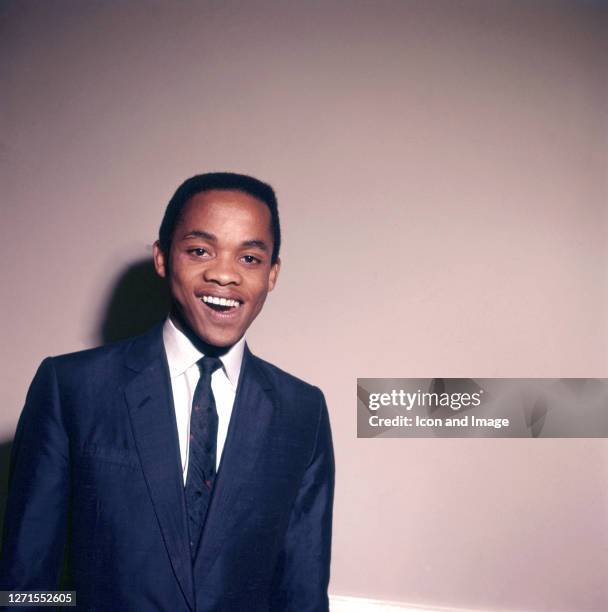 Danny Williams , the South African-born British pop singer who was often called "Britain's Johnny Mathis," in London, England, 1961.