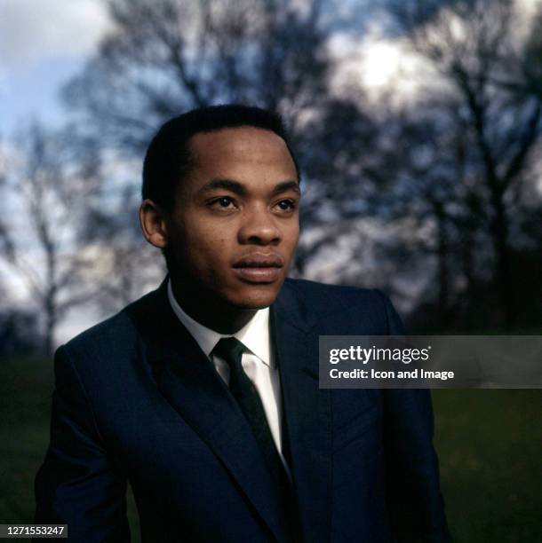 Danny Williams , the South African-born British pop singer who was often called "Britain's Johnny Mathis," in London, England, 1961.