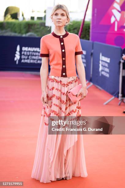 Clemence Poesy attends "Resitance" Premiere at the 46th Deauville American Film Festival on September 09, 2020 in Deauville, France.