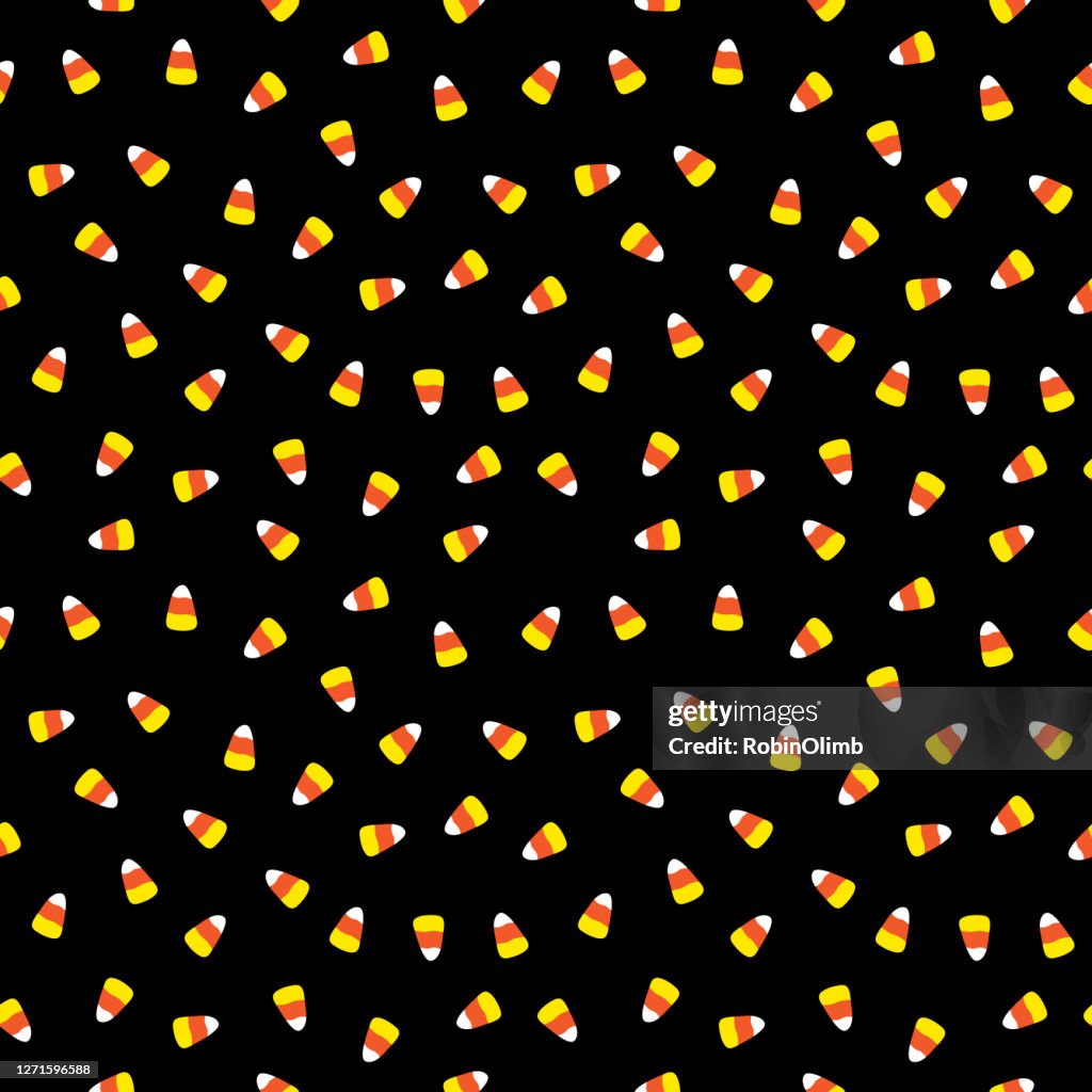 Little Candy Corn Seamless Pattern