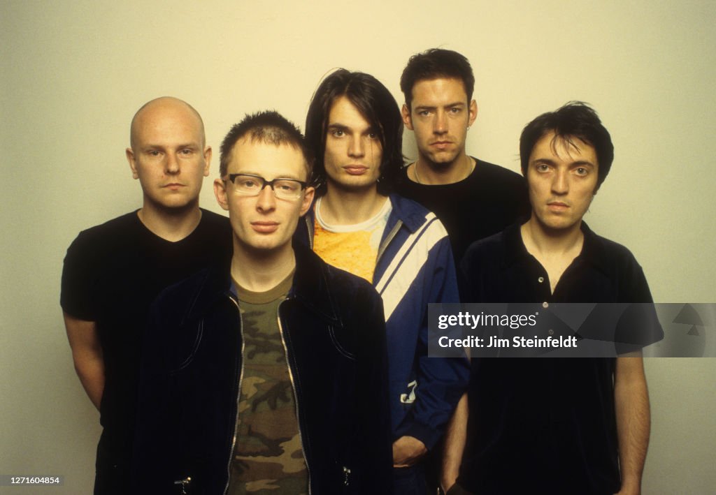 Radiohead Red Rocks Rock band Radiohead poses for a portrait at Capitol Records during ...