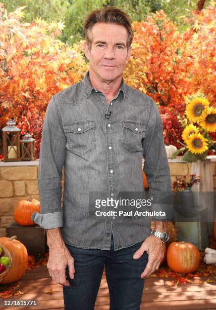 Actor Dennis Quaid visits Hallmark Channel's "Home & Family" at Universal Studios Hollywood on September 09, 2020 in Universal City, California.