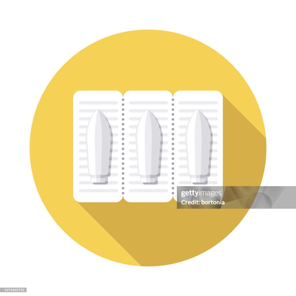 Spermicidal Suppository Contraceptive Icon