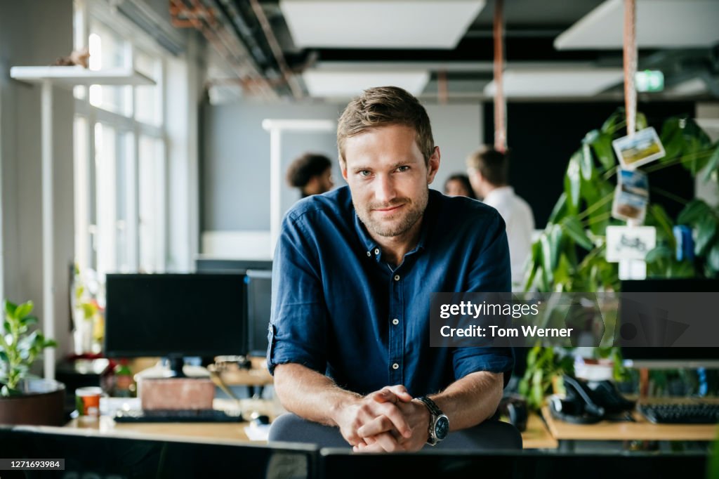 Portrait Of Modern Office Worker