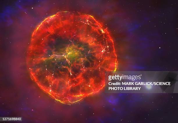 supernova ejecting a white dwarf - プレスリリース点のイラスト素材／クリップアート素材／マンガ素材／アイコン素材
