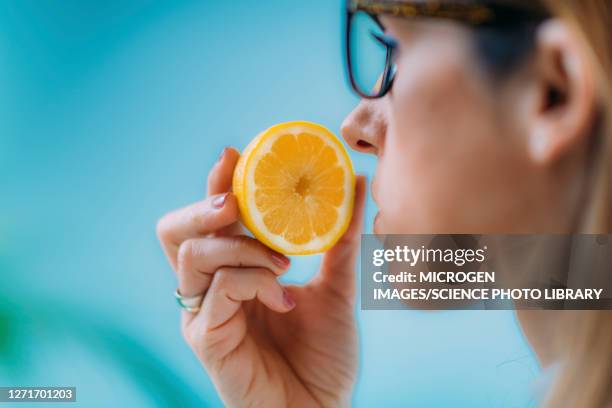 loss of smell - symptom stock pictures, royalty-free photos & images