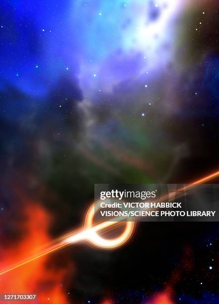 black hole, conceptual illustration - disk stock illustrations