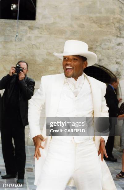 Acteur principal du film Will Smith en juillet 1999 à Paris, France.