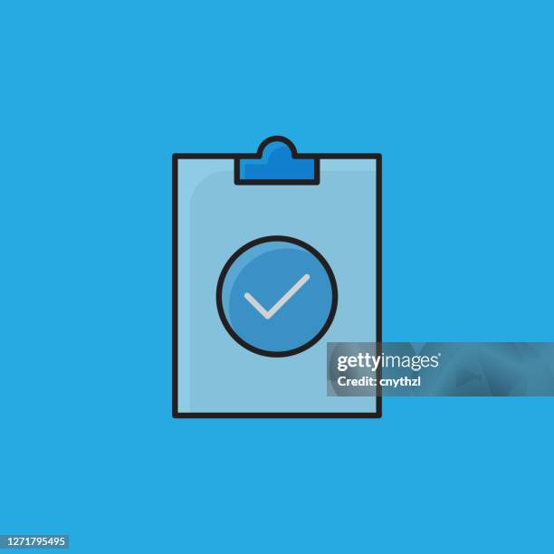 bildbanksillustrationer, clip art samt tecknat material och ikoner med överensstämmelseikon för designformat för platt linje, kontursymbolvektorillustration - mintgrön