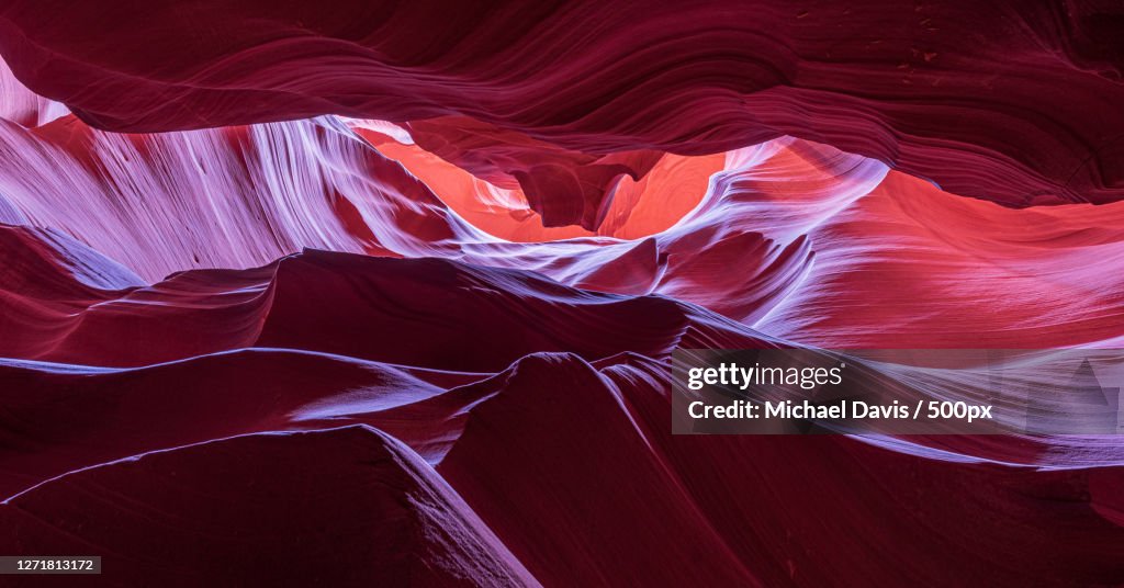 Full Frame Shot Of Rock Formation, Page, United States
