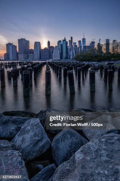 panoramic city skyline in hangzhou china, new york city, united states - wolff stock pictures, royalty-free photos & images