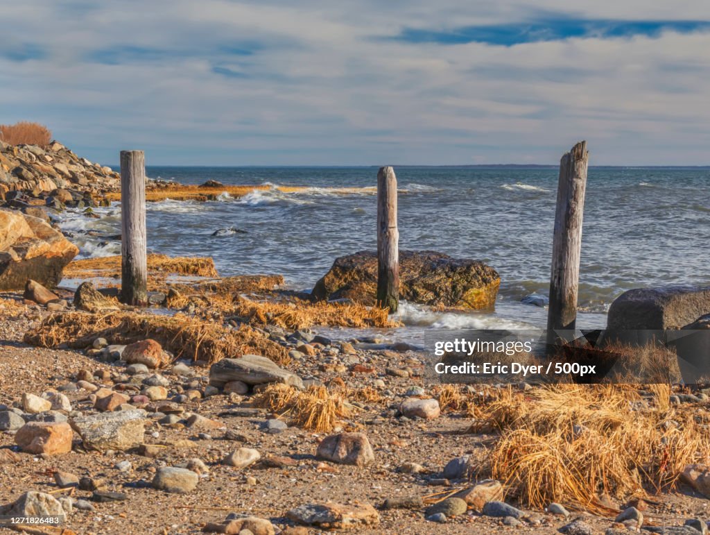 Scenic View Of Sea Against Sky, Greenwich, United States