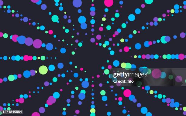 blast dot lines tie dye background abstract - zoom out stock illustrations