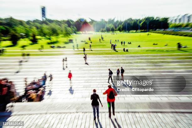 republic square or platz der republik in berlin - the tiergarten stock pictures, royalty-free photos & images