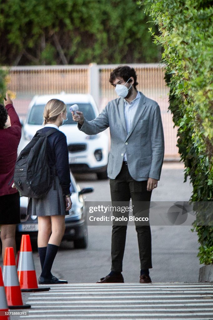 Princess Sofia Of Spain Starts The School Course