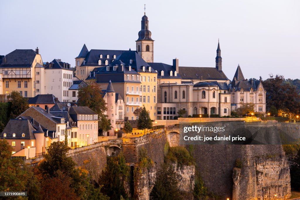 Sunrise, Michaelskirche, Luxembourg City, Luxembourg