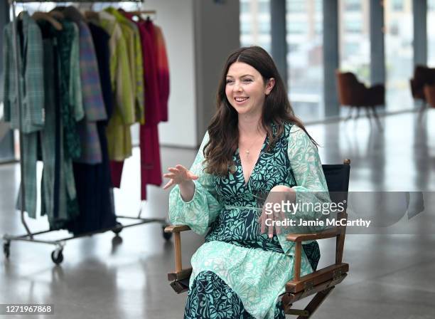 Designer Tanya Taylor speaks during VISA Interview 01 with Fe Noel + Tanya Taylor during September 2020 - New York Fashion Week: The Shows at Spring...