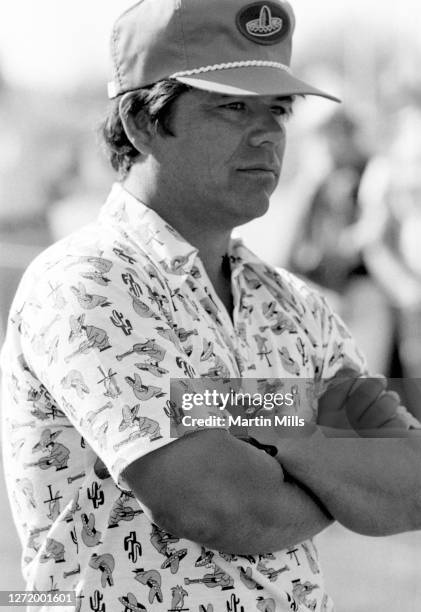 American professional golfer Lee Trevino looks on during the 1973 Jackie Gleason Inverrary-National Airlines Classic on February 22, 1973 at the PGA...