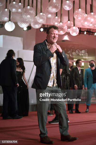 American actor Thomas Jane at the 77 Venice International Film Festival 2020. Run Hide Fight red carpet. Venice , September 10th, 2020
