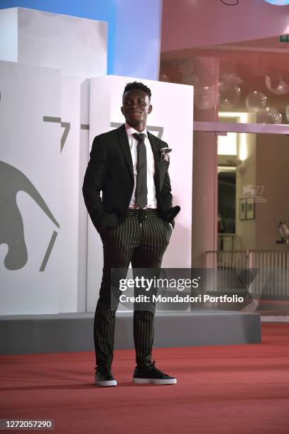 Nigerian-American actor Olly Sholotan at the 77 Venice International Film Festival 2020. Run Hide Fight red carpet. Venice , September 10th, 2020