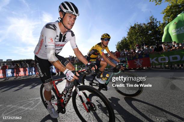 Nicholas Roche of Ireland and Team Sunweb / George Bennett of New Zealand and Team Jumbo - Visma / during the 107th Tour de France 2020, Stage 14 a...