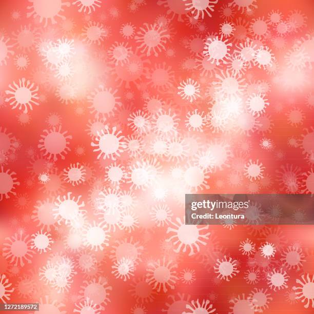 coronavirus (seamless) - microscope slide stock illustrations