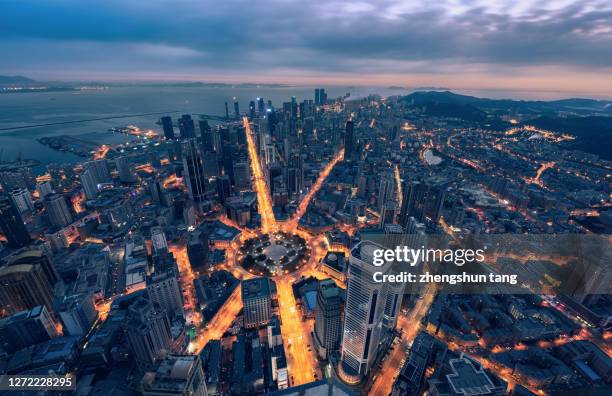 Aerial View Zhongshan Square Dalian China High-Res Stock Photo