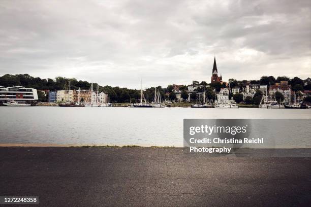 city of flensburg - flensburg stock-fotos und bilder