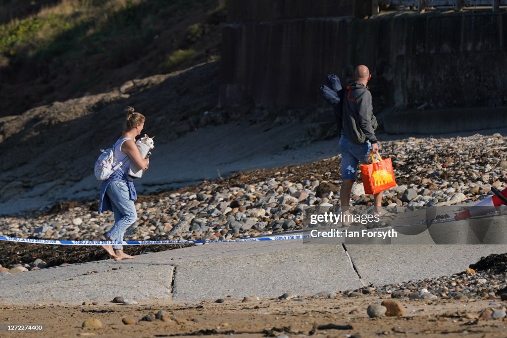 Grenade Found On Beach At Saltburn-by-Sea