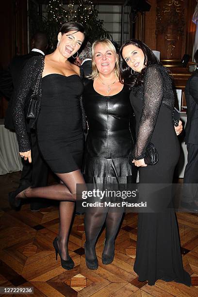 Nathalie Pires, Valerie Damidot and Helene Sy attend the 'ParCoeur Gala' at Mairie de Paris on September 26, 2011 in Paris, France.