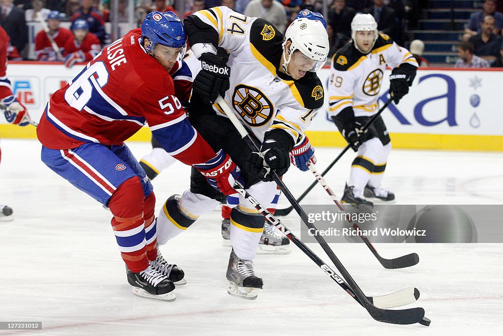 Boston Bruins v Montreal Canadiens