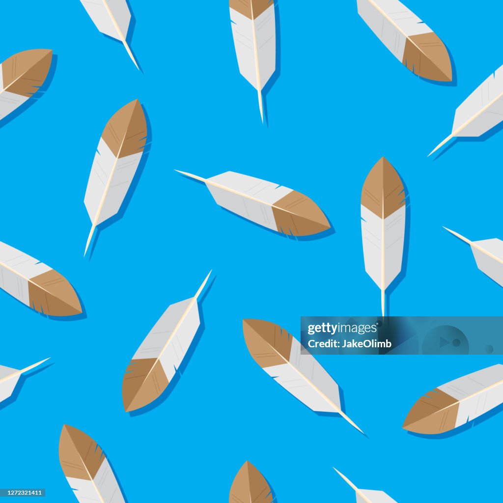 Feathers Pattern Flat High-Res Vector Graphic - Getty Images