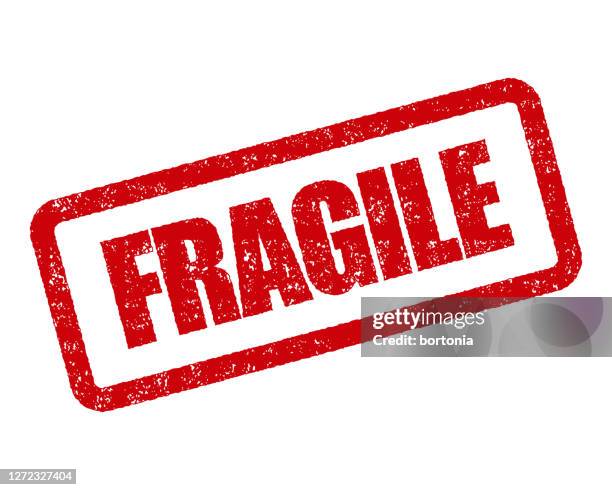 fragile italian rubber stamp - fragile sign stock illustrations