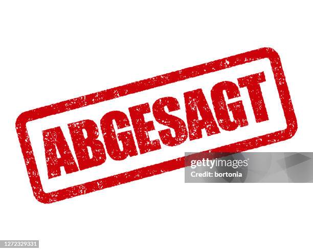 abgesagter deutscher stempel - cancel stock-grafiken, -clipart, -cartoons und -symbole