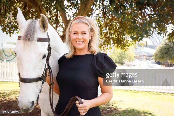 Samantha Armytage during the 2020 Everest Carnival Launch Media Call on September 14, 2020 in Sydney, Australia.