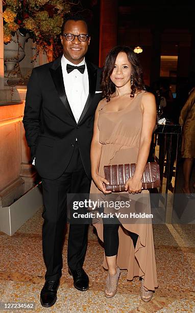 Geoffrey Fletcher and Rosie Perez attend the Multicultural Benefit Gala to Celebrate "An Evening of Many Cultures" at the Metropolitan Museum of Art...